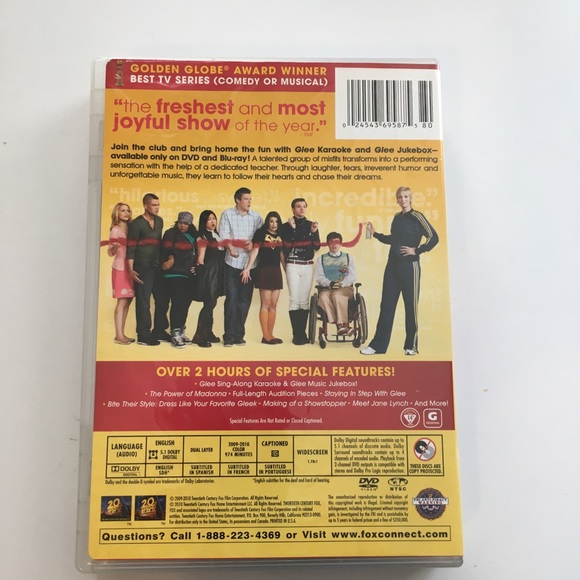 Media Glee The Complete First Season Dvd Set Poshmark